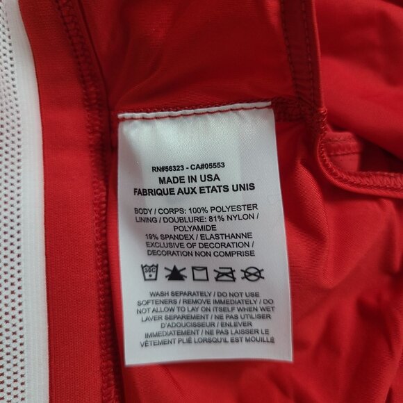 NEW Nike Womens Aeroswift Running Shorts DA3078-616 Size XXL Red - Picture 4 of 5